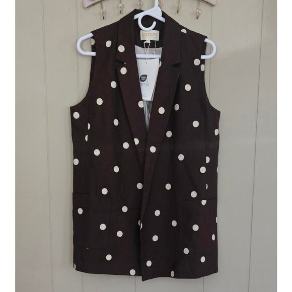 Sezane Ladies Martina Jacket Ecru Polka Dot Size Small - Picture 2 of 8